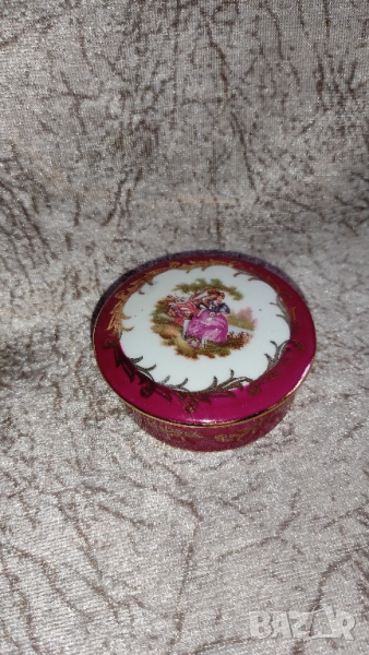 кръгла кутийка limoges, снимка 1