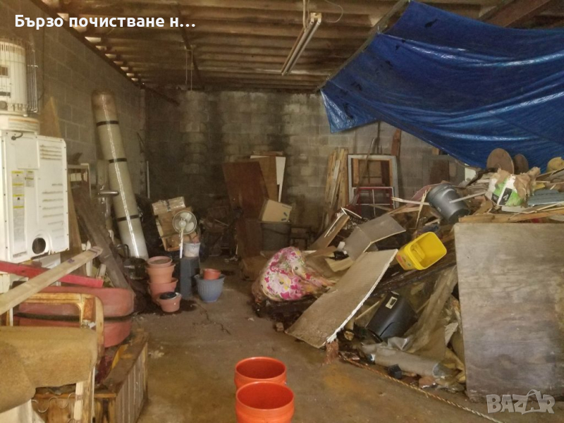 Почистване на отпадъци от мазета и тавани в София, снимка 1
