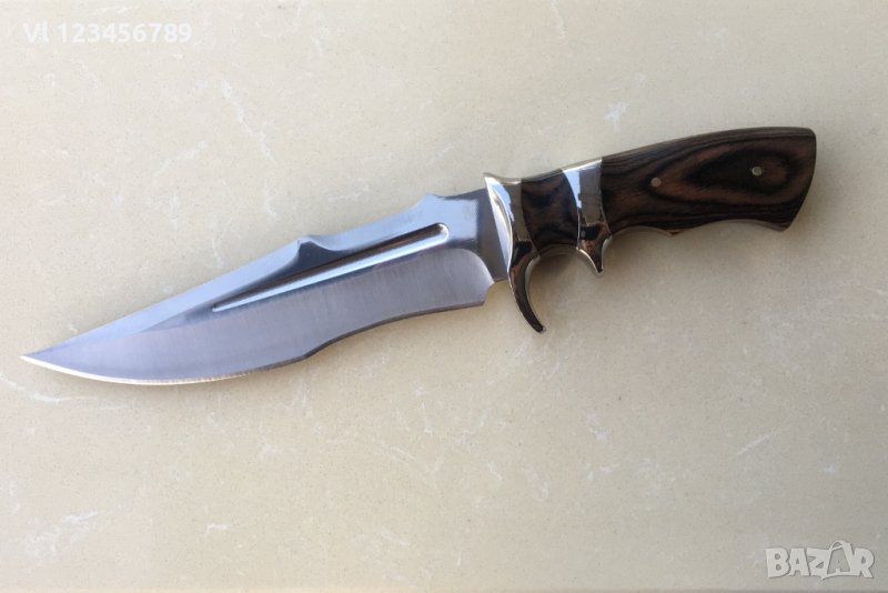 Стабилен и тежък ловен нож, кания 190 х305, снимка 1