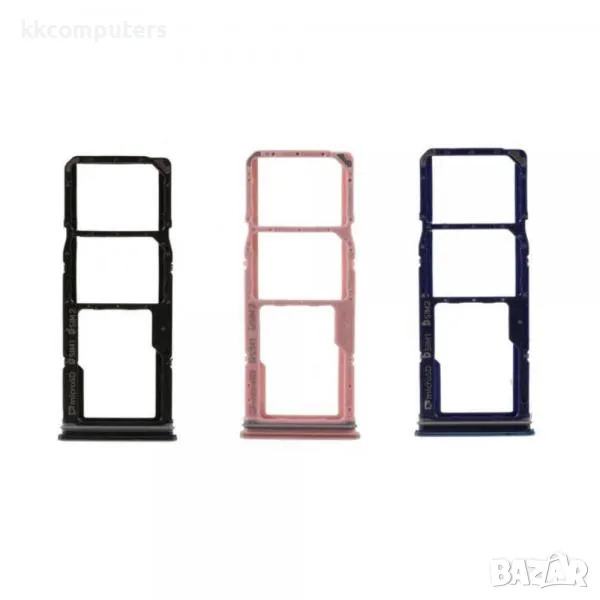 SIM / MicroSD държач /Розов/ за Samsung A9 (2018) A920 Баркод : 114447, снимка 1