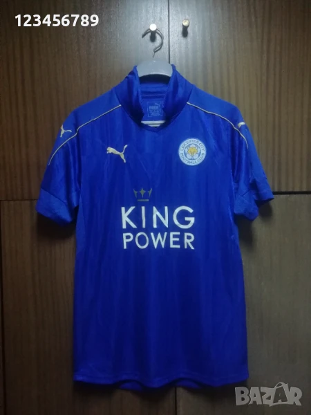 Leicester City Puma 2016 оригинална шампионска тениска фланелка Лестър Сити размер М, снимка 1