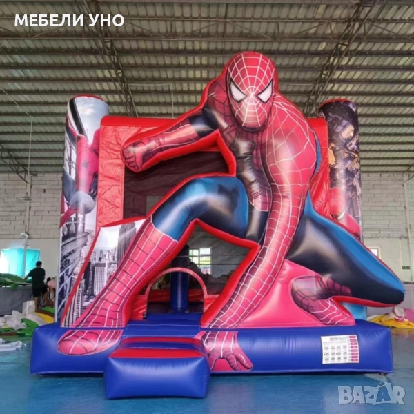 Надуваем атракцион Спайдърмен под наем, снимка 1
