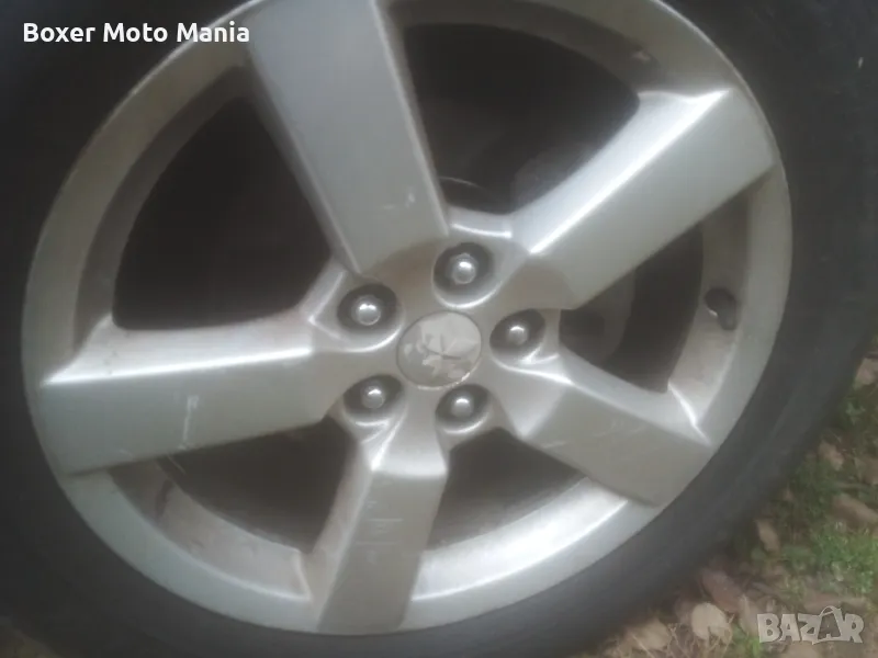 Мицубиши Аутлендер 2003-2015г,Оригинални Алуминиеви джанти с летни гуми,18цола,4броя , снимка 1