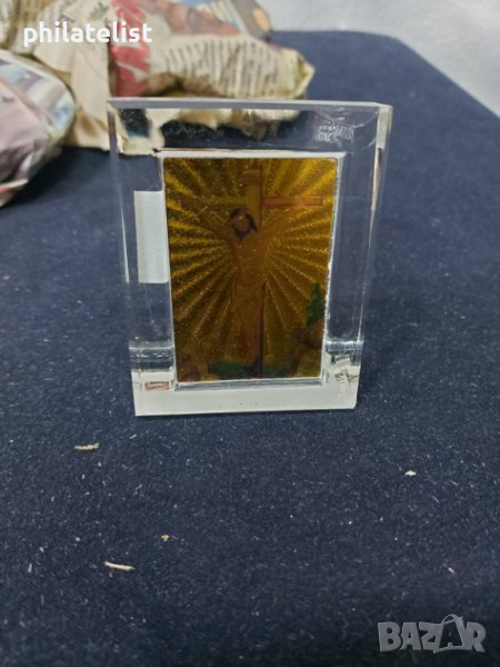 сувенир с икона - стъклен !!!, снимка 1