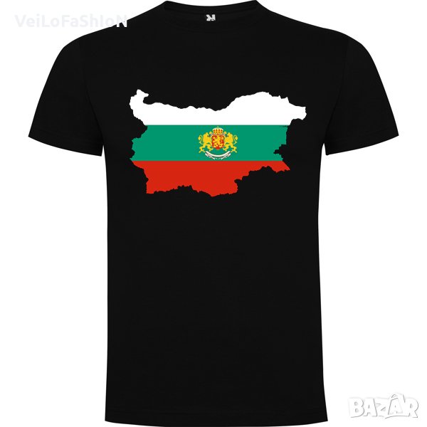 Нова детска национална тениска с Картата на България и Герб, снимка 1