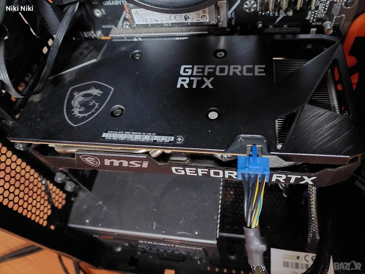 MSI GeForce RTX 3060 VENTUS 2X OC 12GB, снимка 1