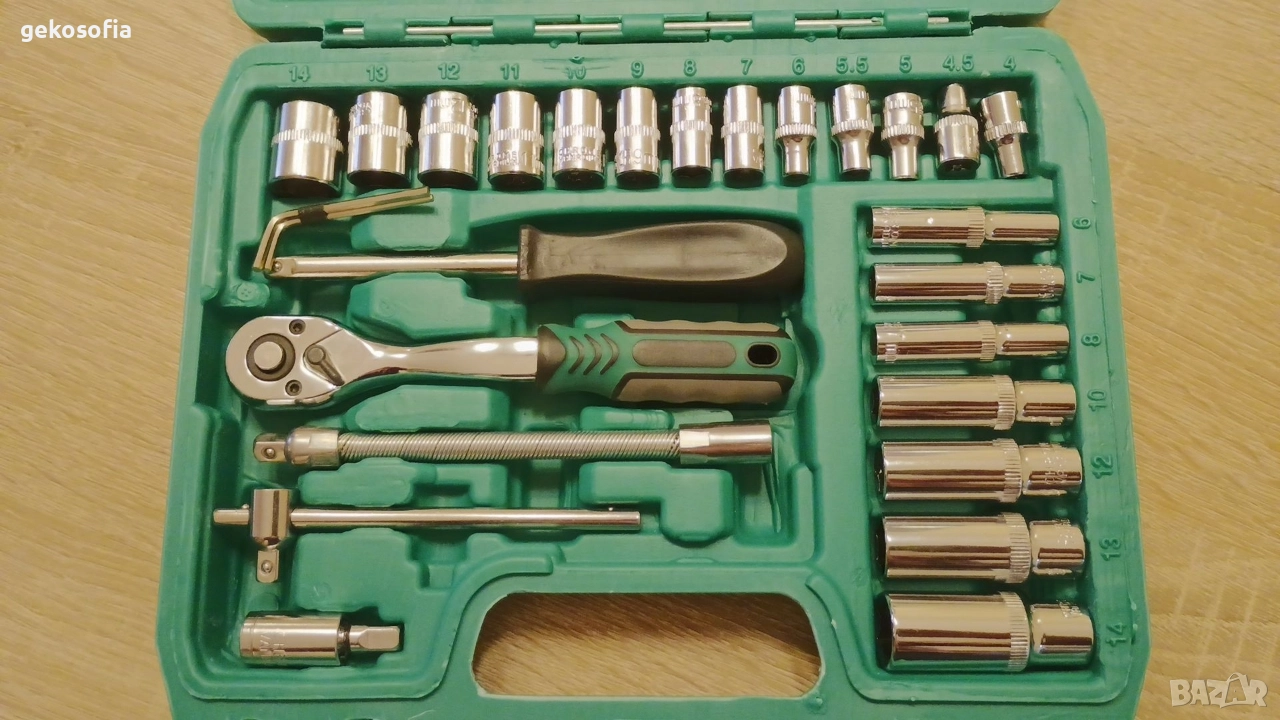 Комплект инструменти 53 части / тип GEDORE, снимка 1