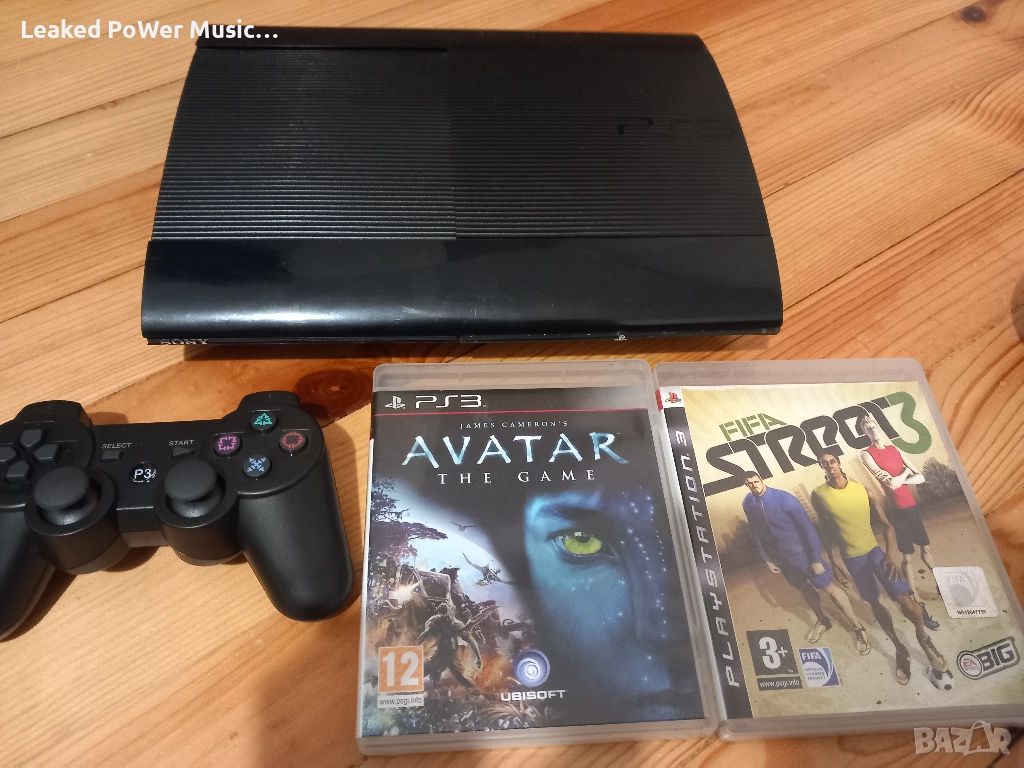 PS3 Super Slim 500GB Хакнат + игри, снимка 1