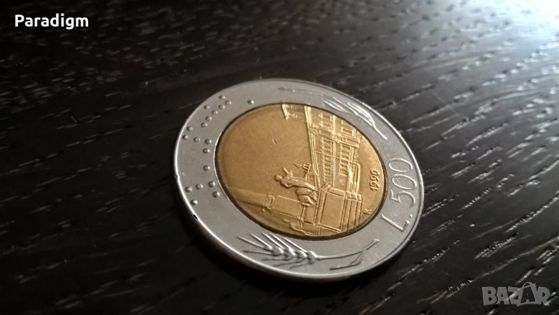 Монета - Италия - 500 лири | 1990г., снимка 1