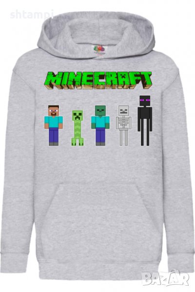 Детски Суитчър/Суитшърт Minecraft 7,Minecraft,Игра,Подарък,Изненада,Забавление,Рожден Ден, снимка 1