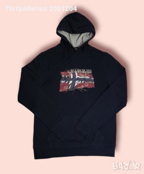 Оригинален Мъжки суичър на Napapijri М размер, снимка 1