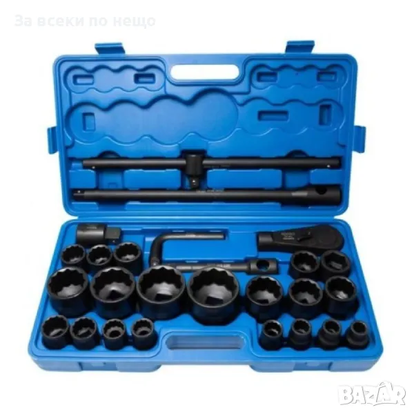 Гедоре с ударни вложки 26 части 34'' 12-стенно RockForce, снимка 1