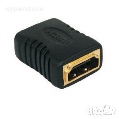 Преходник Адаптер Съединител от HDMI към HDMI Женско - Женско VCom SS001162 Adaptor HDMI F/HDMI F, снимка 1
