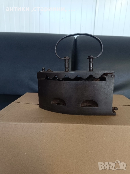 Стара ютия с въглища! 19 век!, снимка 1