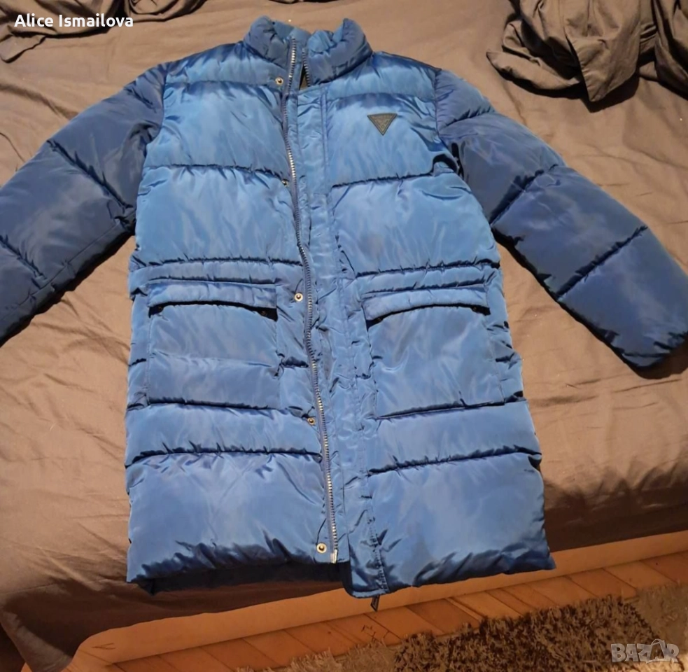 Зимно яке Guess, син цвят , снимка 1
