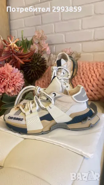 сникърси Долче и Габана 37*D&G Colour Block Lace-Up Sneakers, снимка 1