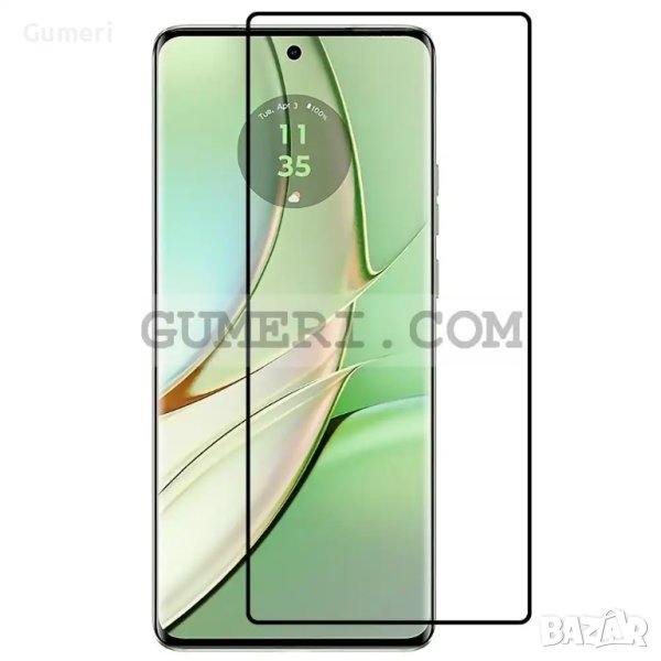  Motorola Edge 40 5G Стъклен Протектор За Целия Диспле Full Glue, снимка 1