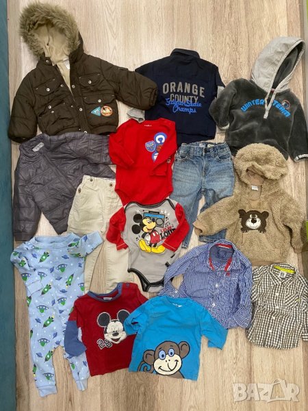 Голям сет за момче 6-9m/74 за сезон есен/зима, снимка 1