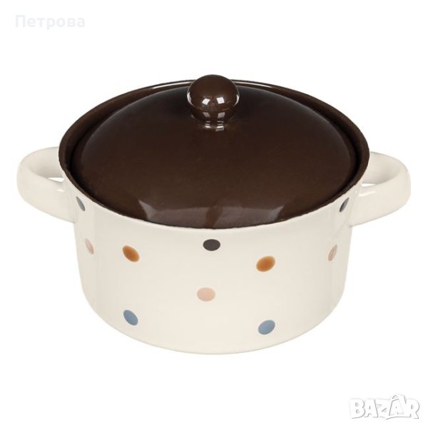 Купа за супа с капак/керамична купа за супа-600 мл., снимка 1