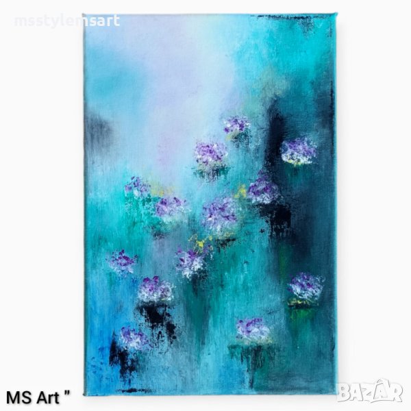 Дихание " Маслена живопис , снимка 1