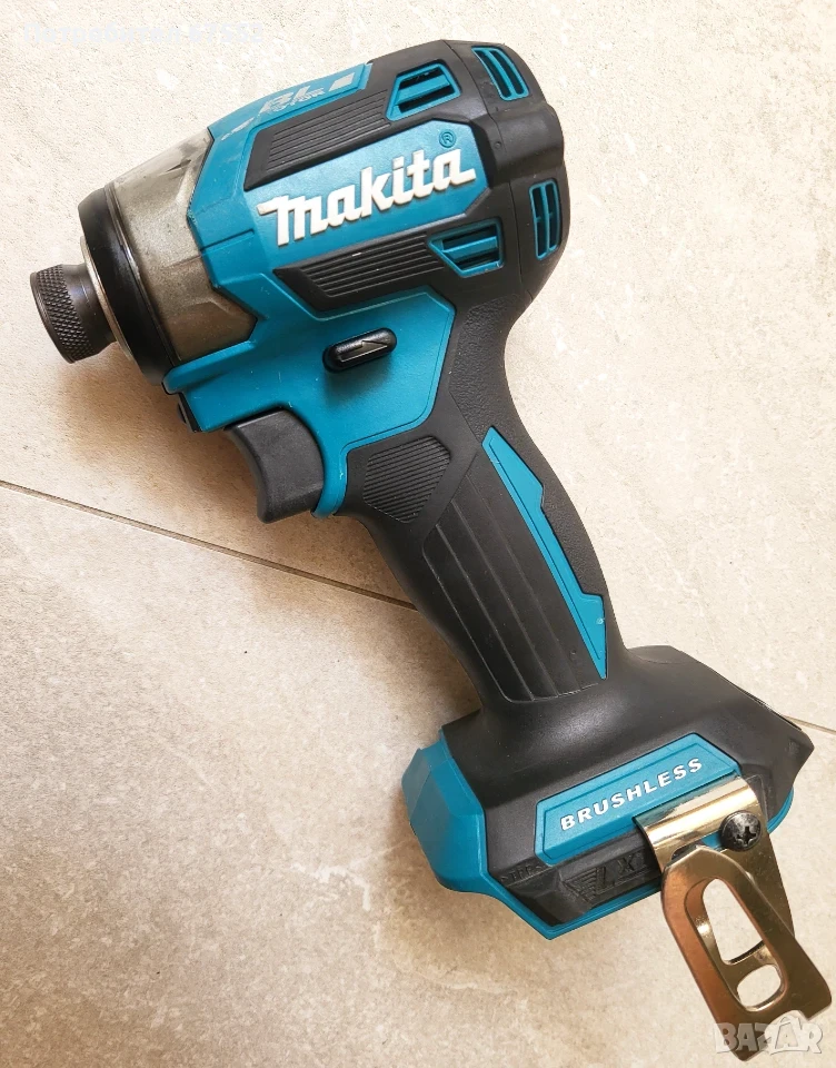 Безчетков импакт Makita DTD173Z, LXT, 18 V, 180 Nm, без батерия и зарядно., снимка 1