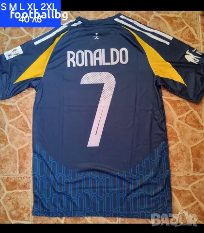 CR7 💙⚽️ мъжка футболна тениска Ал Насър 