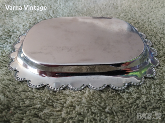 Красив метален пепелник. Англия., снимка 5 - Антикварни и старинни предмети - 44651398