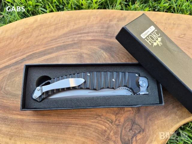 Руски сгъваем нож НОКС Кондор 2,дизайн А.Бирюков, снимка 9 - Ножове - 50667355