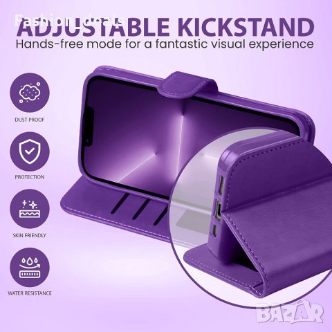 Нов флип кожен калъф / флип кейс за телефон iPhone 13 Pro Max Айфон, снимка 6 - Калъфи, кейсове - 37932570