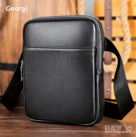 Мъжки елегантни дисплей чантички /Черни и кафяви от премиум естествена кожа!, снимка 18 - Чанти - 49303056