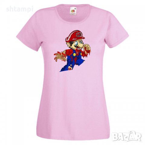 Дамска тениска Mario Zombie 4 Игра,Изненада,Подарък,Празник,Повод, снимка 13 - Тениски - 37237849