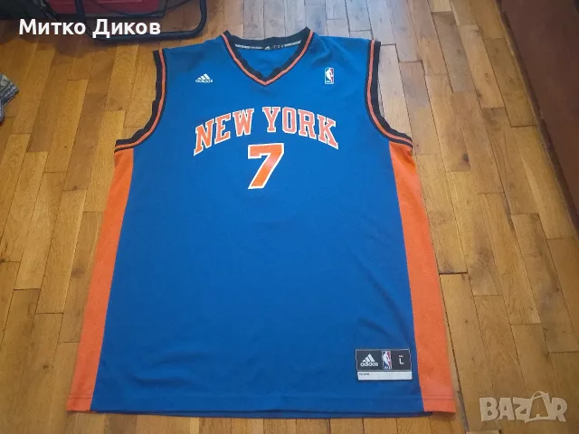Carmelo Anthony New York Knicks NBA Jersey  #7 баскетболна тениска маркова на Адидас размер Л