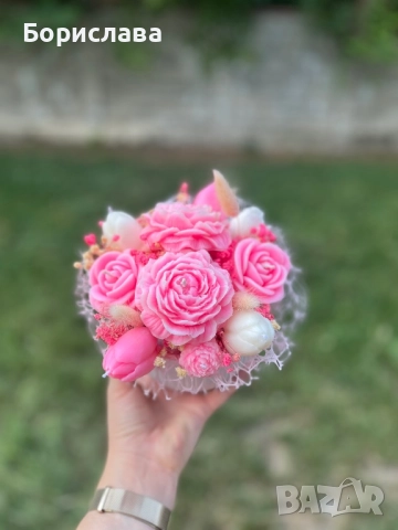 Букет от соеви свещи, снимка 1