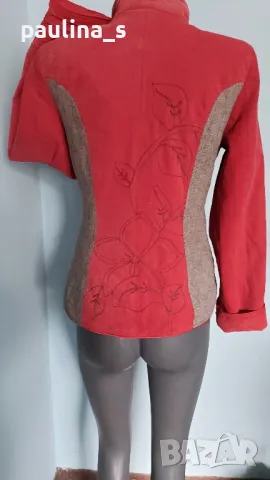 St-Martins / Червено яке с хастар и дебела вата , снимка 16 - Якета - 48931575