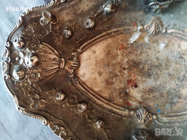 метална купа фруктиера арт деко, снимка 4 - Антикварни и старинни предмети - 30885795