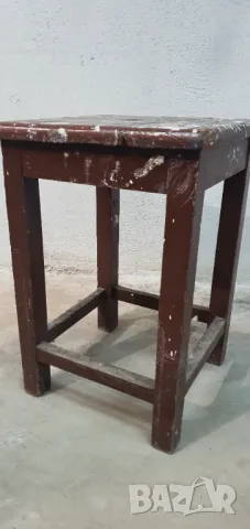Столче -табуретка, старо, антика, снимка 7 - Антикварни и старинни предмети - 49109893