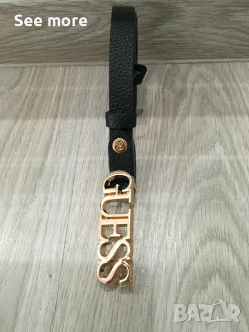 GUESS Uptown Chic / Lefia Logo-Script Belt дамски колан, снимка 6 - Колани - 55952022