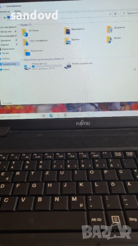 Евтин лаптоп FUJITSU A-512  цена 70евро, снимка 2 - Лаптопи за дома - 53876715
