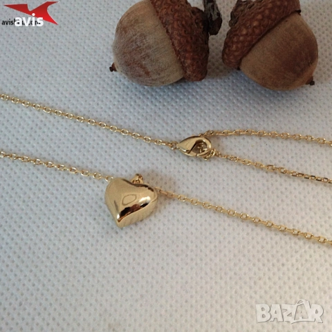 Колие с 14К златно покритие 274092, снимка 2 - Колиета, медальони, синджири - 52854967
