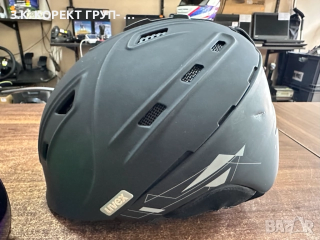 Скиорска каска Uvex, размер 55-59см + очила slokker, снимка 8 - Зимни спортове - 51486098