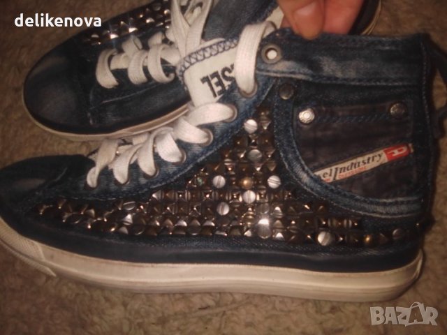 Diesel. USA Original. Size 38 Много яки кецове от деним, снимка 5 - Кецове - 25920194