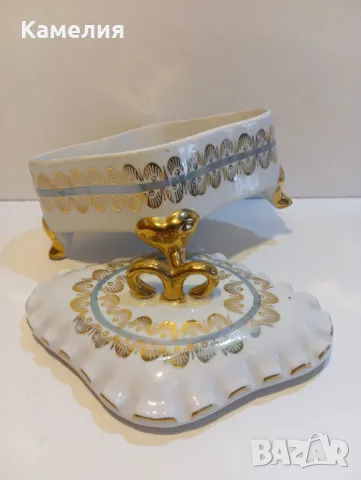 Кутия порцеланова, снимка 3 - Антикварни и старинни предмети - 49176436