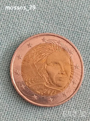 Лот евро монети Франция 2€, снимка 2 - Нумизматика и бонистика - 55773053