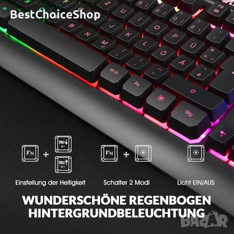 Rii мишка и клавиатура за игри, PC/лаптоп/Xbox/PS4 RK900, снимка 9 - Клавиатури и мишки - 53242932