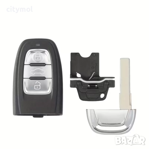 Кутийка за ключ с 3 бутона за AUDI A2/A3/A4/A6/A8/RS4/RS5/Q5/Q7/S4/S7/S8, с острие, снимка 4 - Аксесоари и консумативи - 52078057