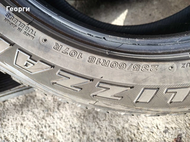 Зимни Гуми Bridgestone Джип 235/60/18 4бр., снимка 2 - Гуми и джанти - 52510165