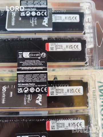 Рам памет 16GB DDR5 5600 Kingston Fury Beast - Нова, снимка 3 - RAM памет - 52823261