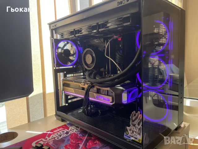Продавам Геймърски компютър RTX 5080 / Ryzen 7 9800X3D / 4TB Gen5 / Гаранция, снимка 3 - Геймърски - 55739783