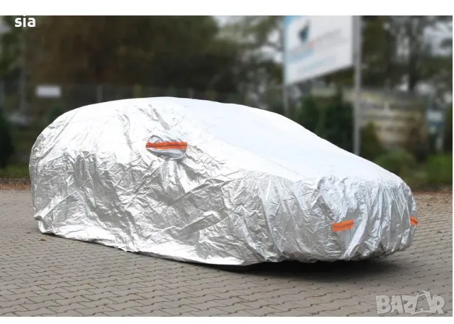 ПОКРИВАЛО ЗА КОЛА, БРЕЗЕНТОВО ДВОЙНО ПОДСИЛЕНО И ПОДПЛАТЕНО, XL - 530/180/120см, снимка 2 - Аксесоари и консумативи - 43293687