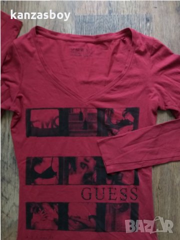 guess - страхотна дамска блуза КАТО НОВА, снимка 5 - Блузи с дълъг ръкав и пуловери - 35626181